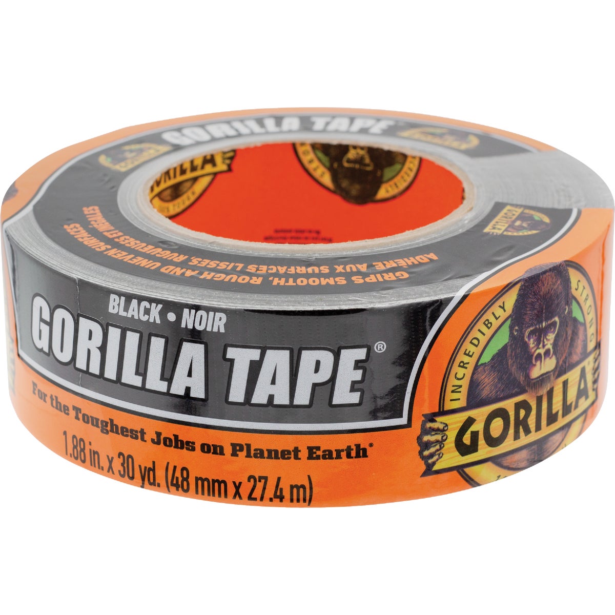 Gorilla 1.88 In. x 30 Yd. Heavy-Duty Duct Tape, Black Image 4