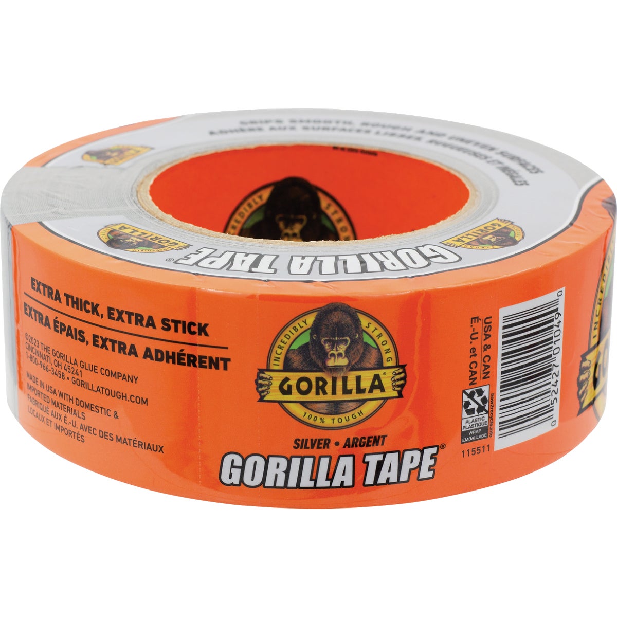 Gorilla 1.88 In. x 30 Yd. Heavy-Duty Duct Tape, Silver Image 5