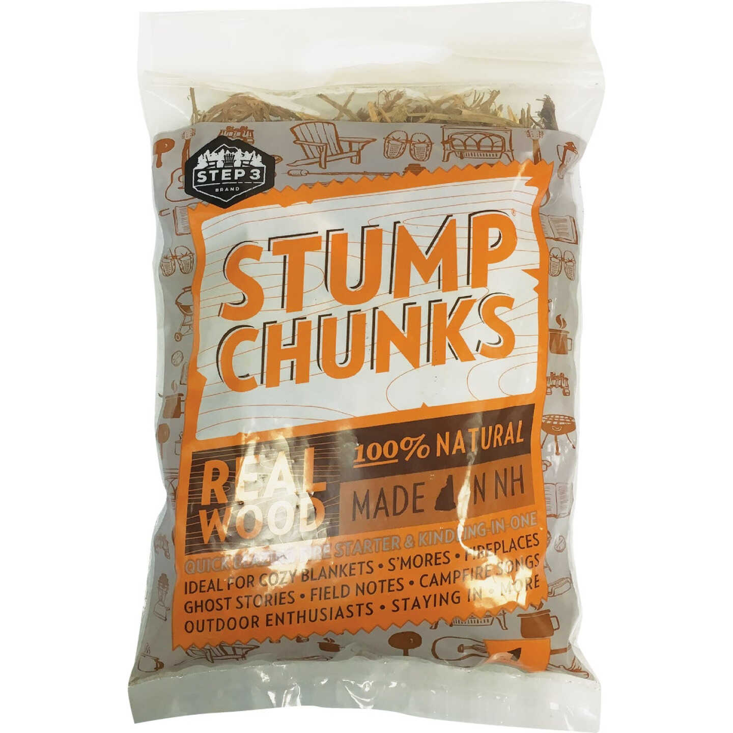 Stump Chunks 0.075 Cu. Ft. Kindling and Fire Starter Image 1