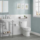 American Standard Colony3 White Round Bowl 1.28 GPF Toilet-to-Go Image 2