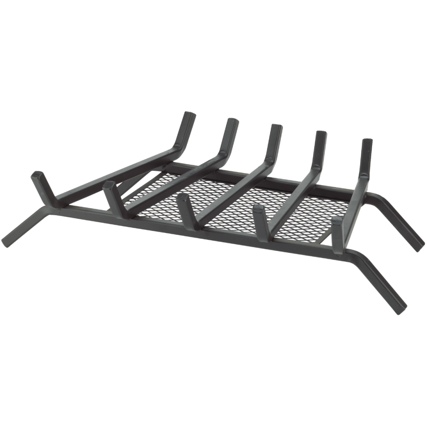 Home Impressions 20 In. Steel Fireplace Grate with Ember Screen Image 1