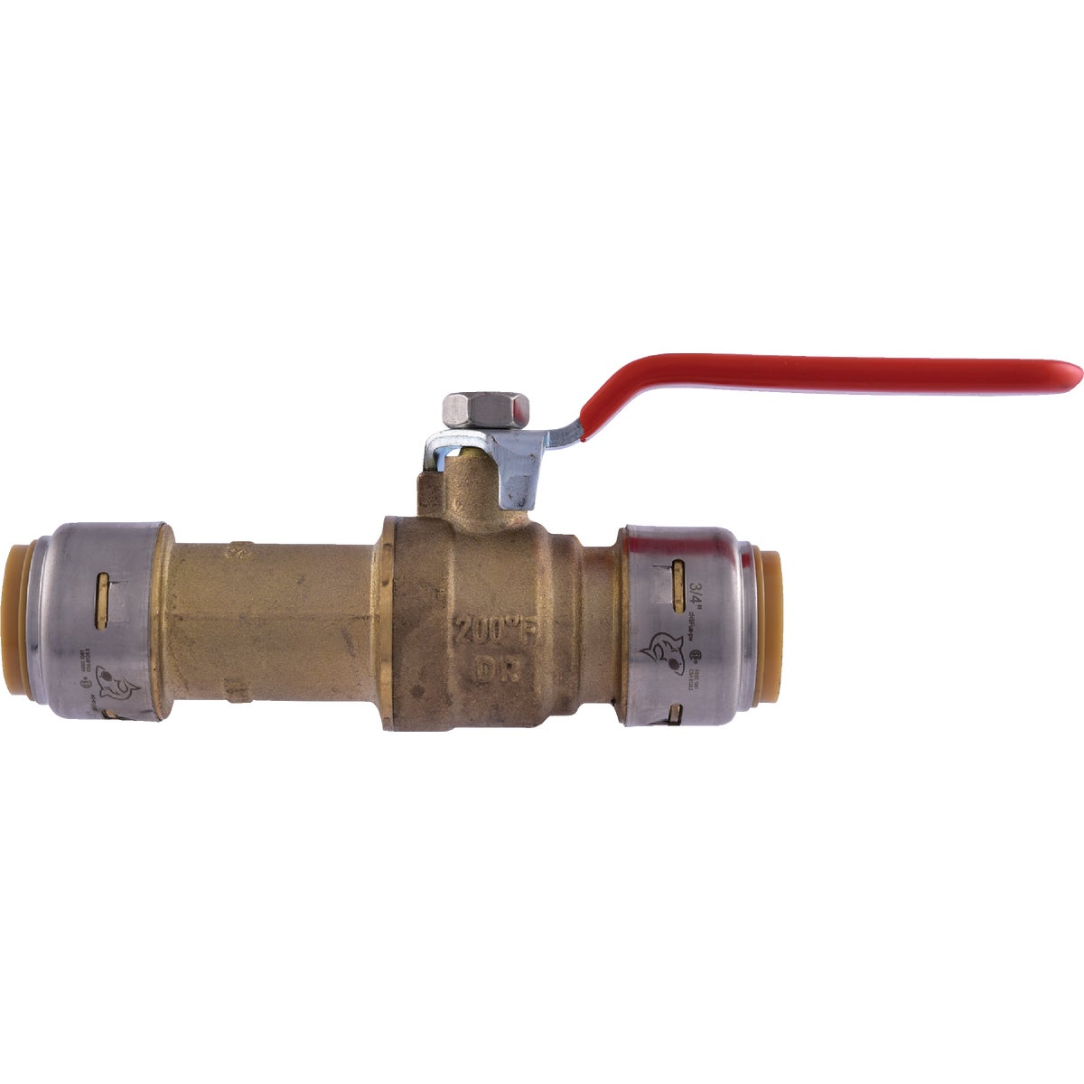 SharkBite 3/4 In. Brass Push-Fit Slip Ball Valve Image 4