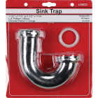 Lasco 1-1/2 In. or 1-1/4 In. Chrome Plated J-Bend Image 2