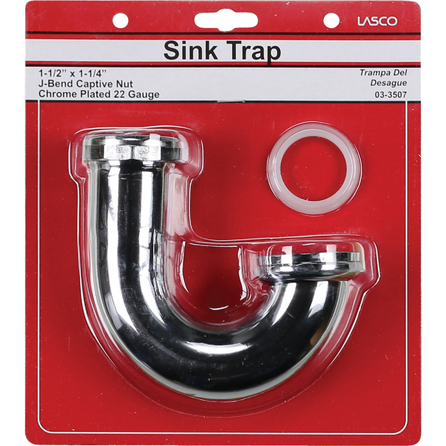 Lasco 1-1/2 In. Chrome Plated J-Bend Image 2