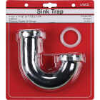 Lasco 1-1/2 In. or 1-1/4 In. Chrome Plated J-Bend Image 2