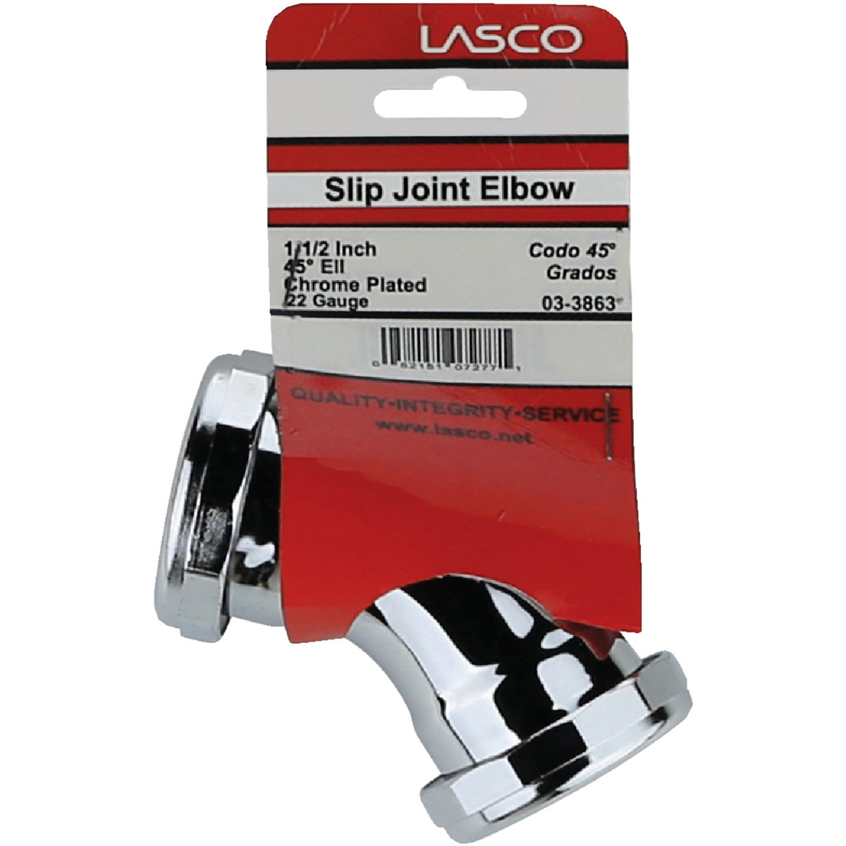 Lasco 1-1/2 In. Chrome-Plated Elbow Image 2