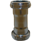 Lasco 1-1/4 In. Chrome-Plated Brass Straight Coupling Image 1