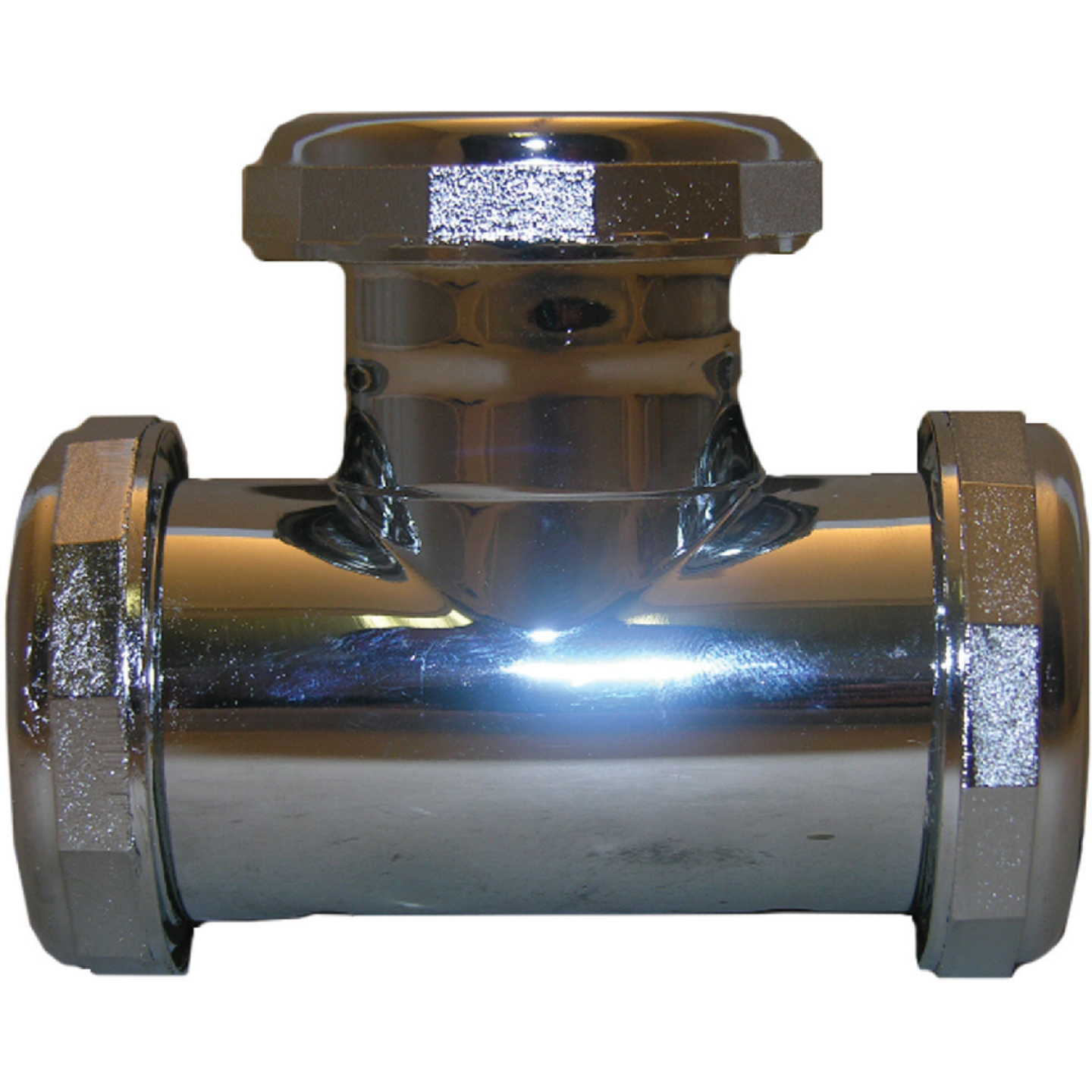 Lasco 1-1/2 In. Chrome Plated Tee Image 1