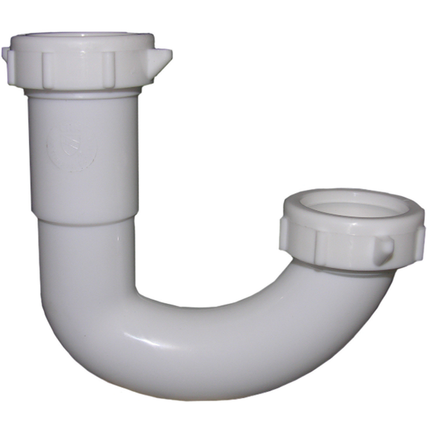 Lasco 1-1/4 In. White Plastic J-Bend Image 1