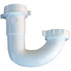 Lasco 1-1/2 In. White Plastic J-Bend with Reverse Nut Image 1