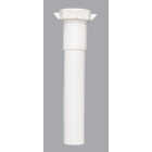 Keeney 1-1/2 In. x 12 In. White Plastic Extension Tube Image 1