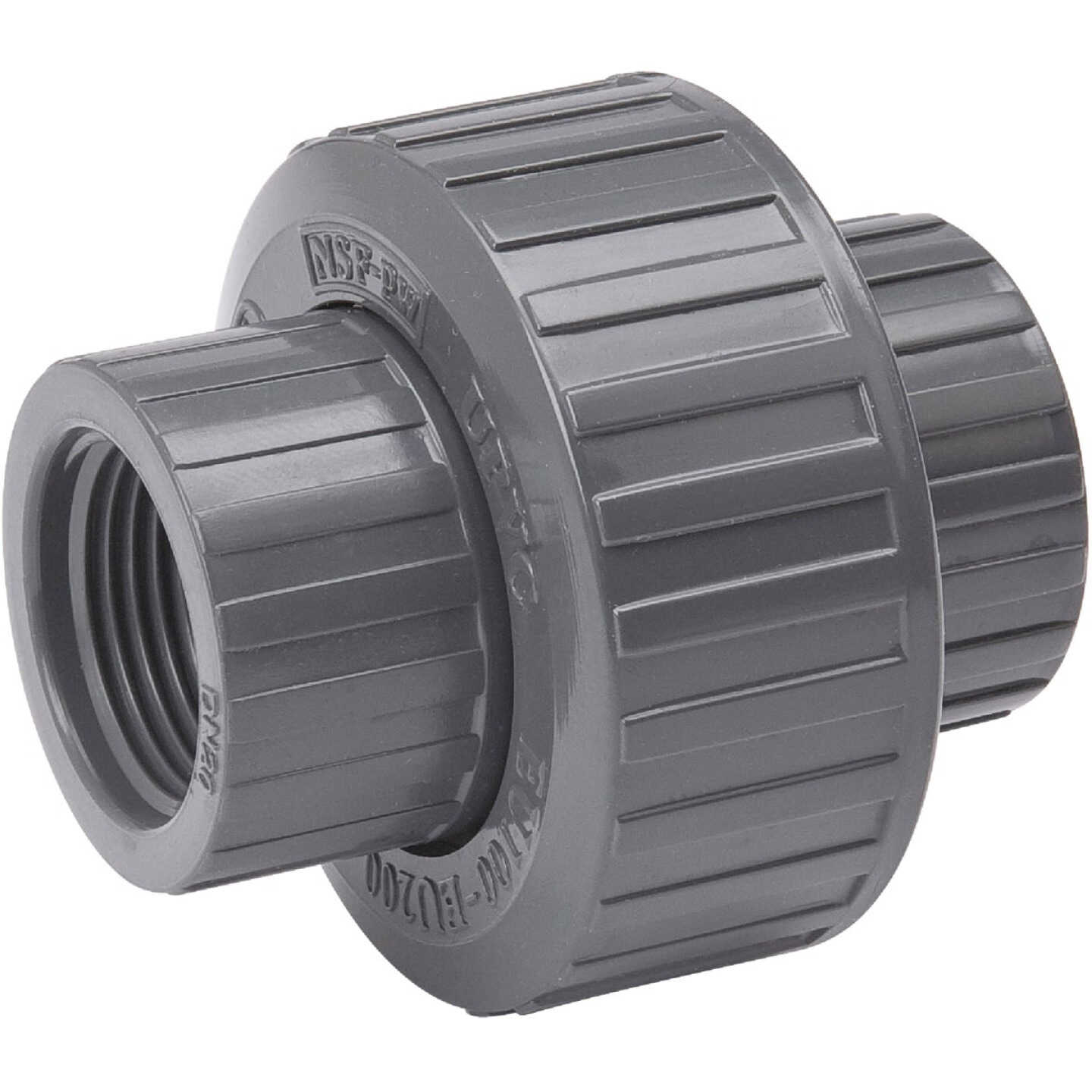B&K 1-1/2 In. FIP Threaded Schedule 80 PVC Union Image 1