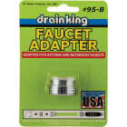 G. T. Water Female Faucet Adapter for Drain King, Brass Image 2