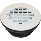 Lasco 2 In. Plastic Shower Drain for Fiberglass Shower with Plastic Strainer Image 1