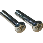 Lasco 1/4 In.-20 x 1-5/8 In. Chrome-Plated Overflow Bath Plate Screw (2-Pack) Image 1