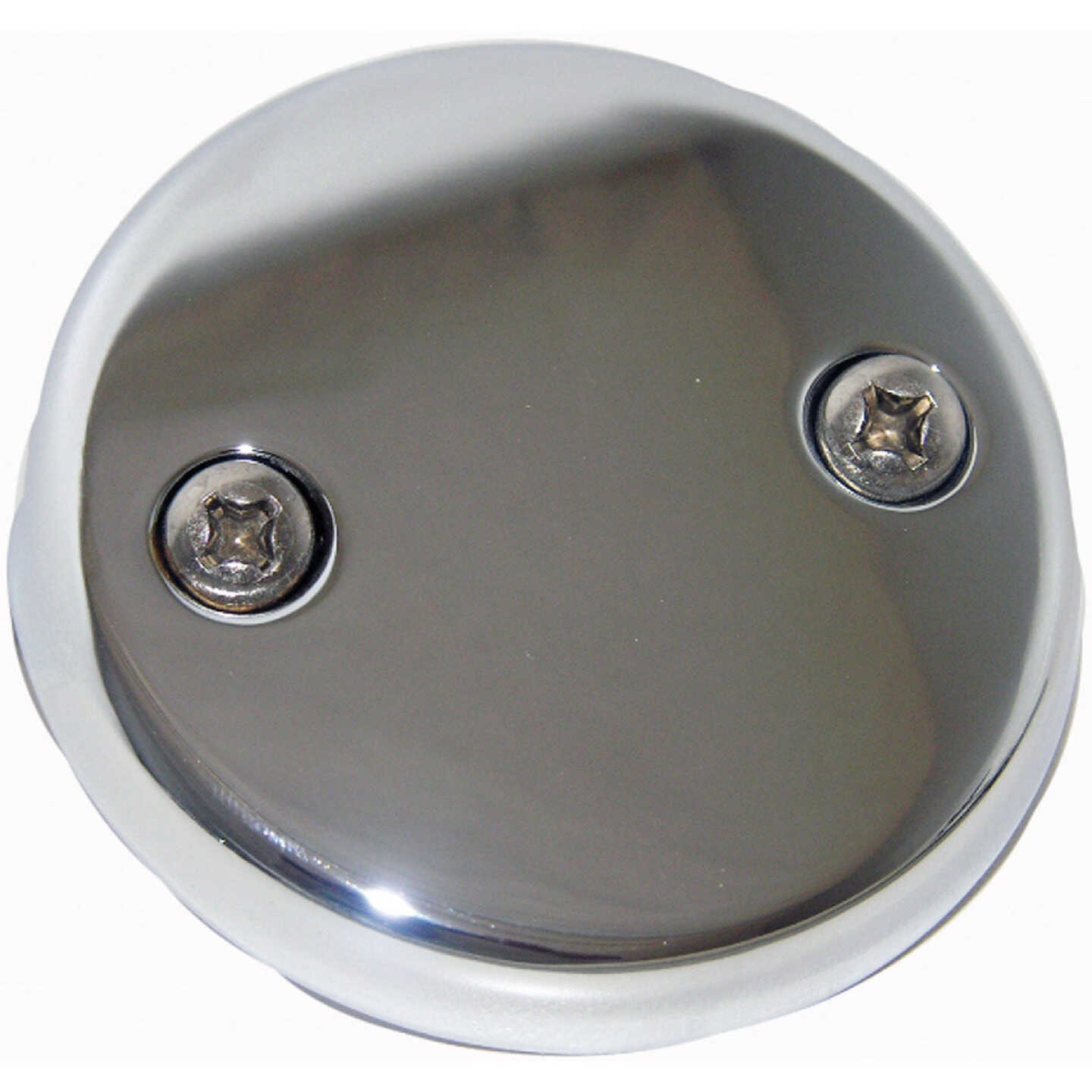Lasco Two-Hole Chrome Bath Drain Face Plate Image 1