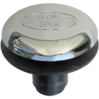 Lasco 3/8 In. x 1-3/4 In. Rapid Fit Tip Toe Bathtub Drain Stopper with Chrome Plated Finish Image 1