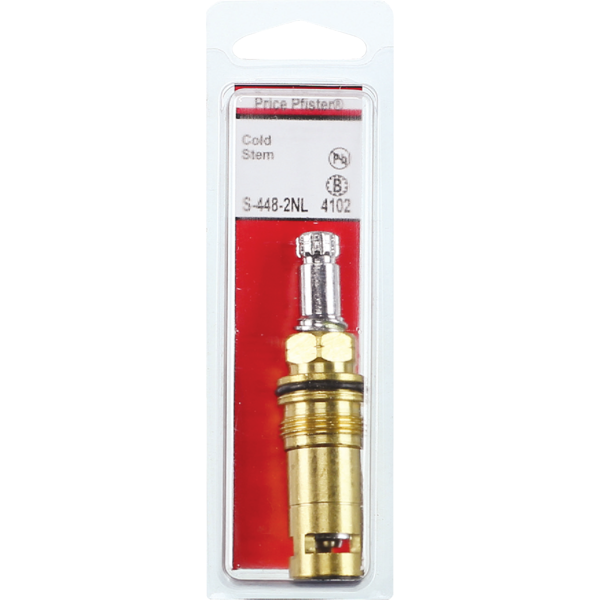 Lasco Cold Water Price Pfister No. 4101 or No. 4102 Widespread Faucet Stem Image 2