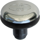 Lasco 3/8 In. x 2 In. Rapid Fit Tip Toe Bathtub Drain Stopper with Chrome Plated Finish Image 1