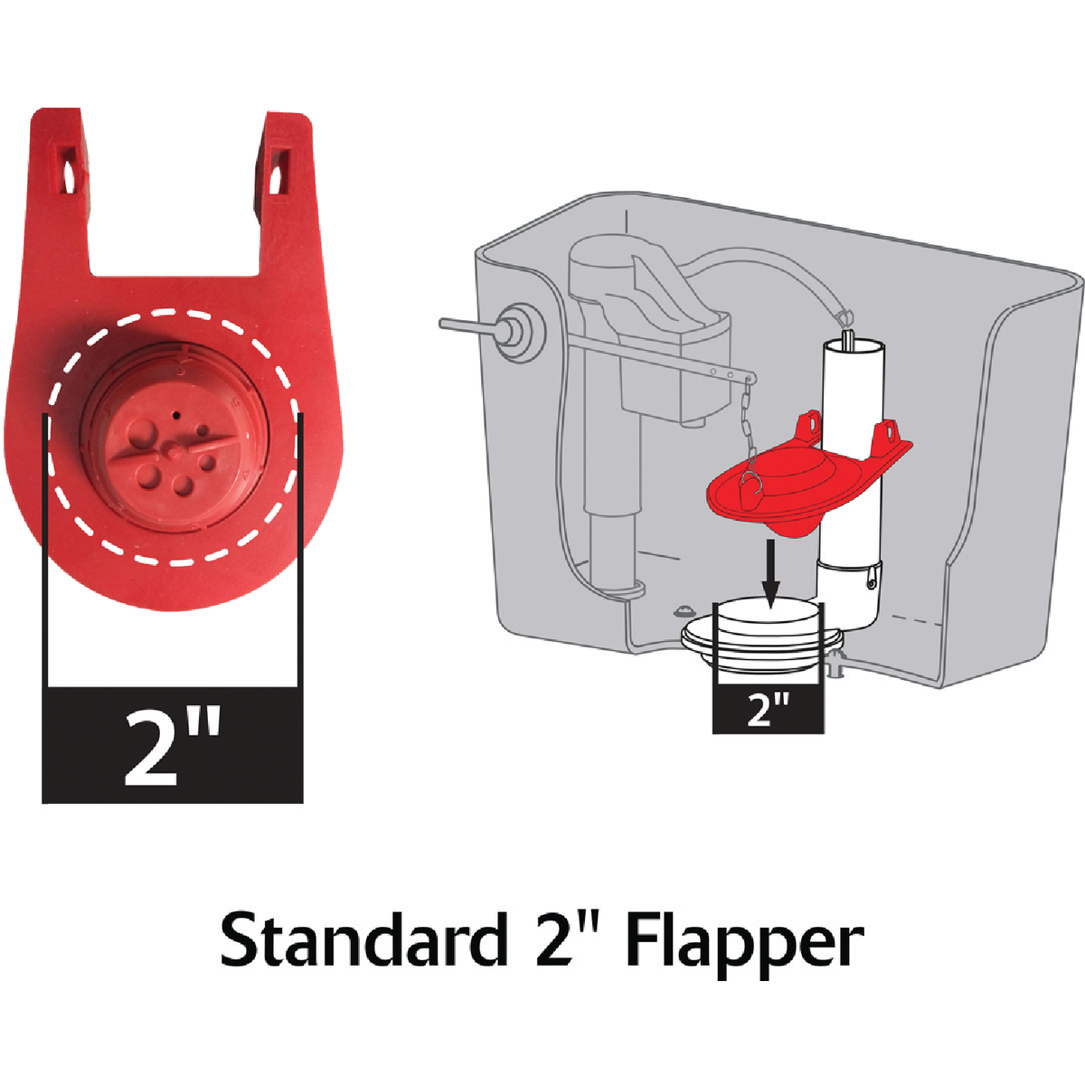 Korky QuietFILL Platinum Fill Valve & 2 In. Flapper Kit Image 10