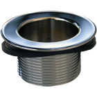 Lasco 1-1/2 In. Coarse Thread Bath Shoe Tub Drain Strainer with Chrome Plated Finish Image 1