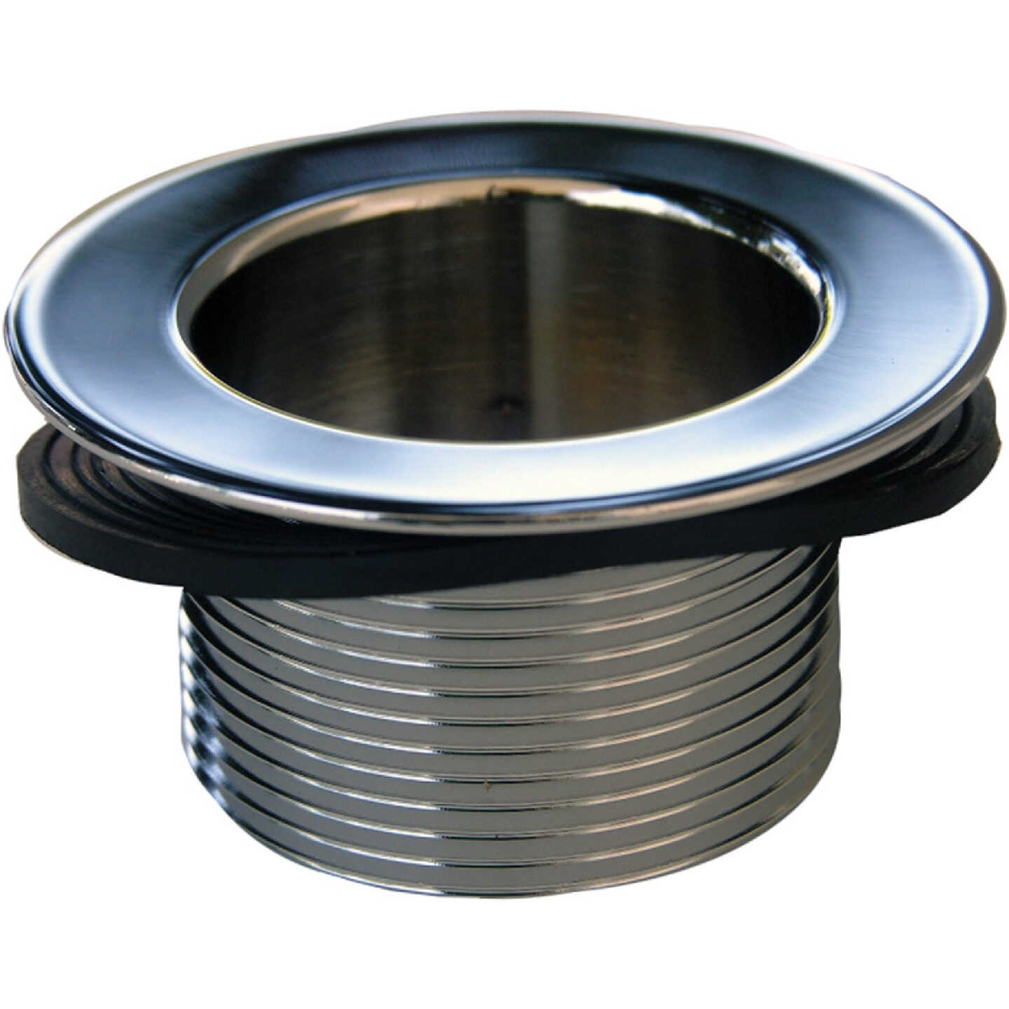 Lasco 1-1/2 In. Coarse Thread Bath Shoe Tub Drain Strainer with Chrome Plated Finish Image 1