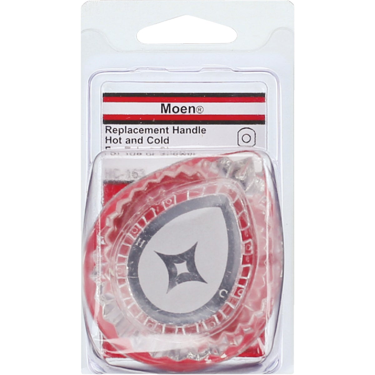 Lasco Moen Teardrop Clear Tub & Shower Handle Kit Image 2