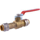 SharkBite 1/2 In. Brass Push-Fit Slip Ball Valve Image 1