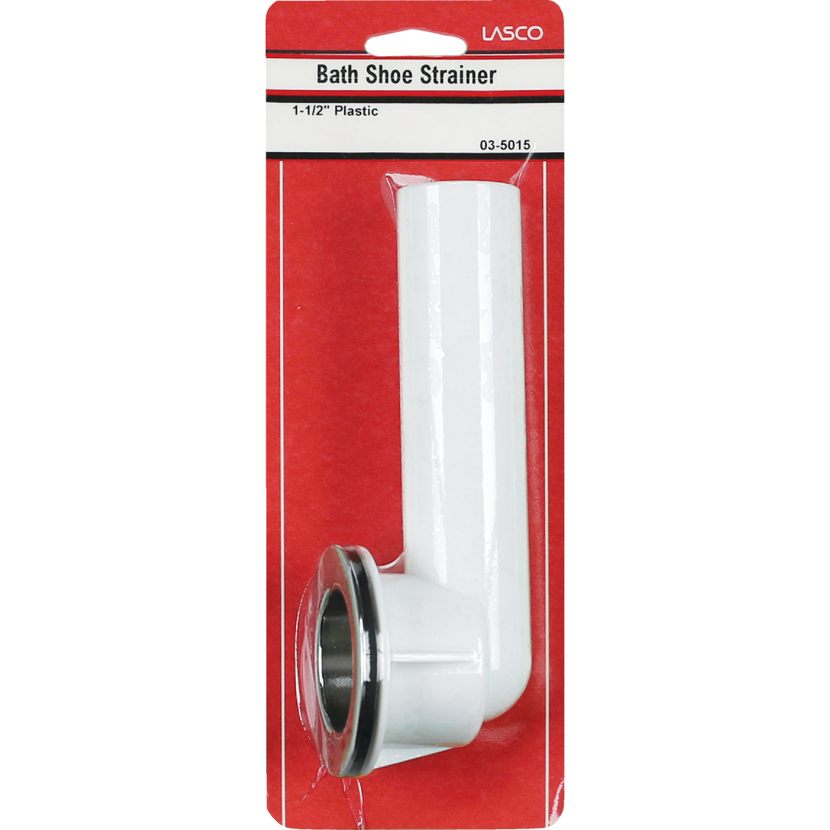 Lasco 1-1/2 In. PVC Overflow and Waste Shoe Image 2