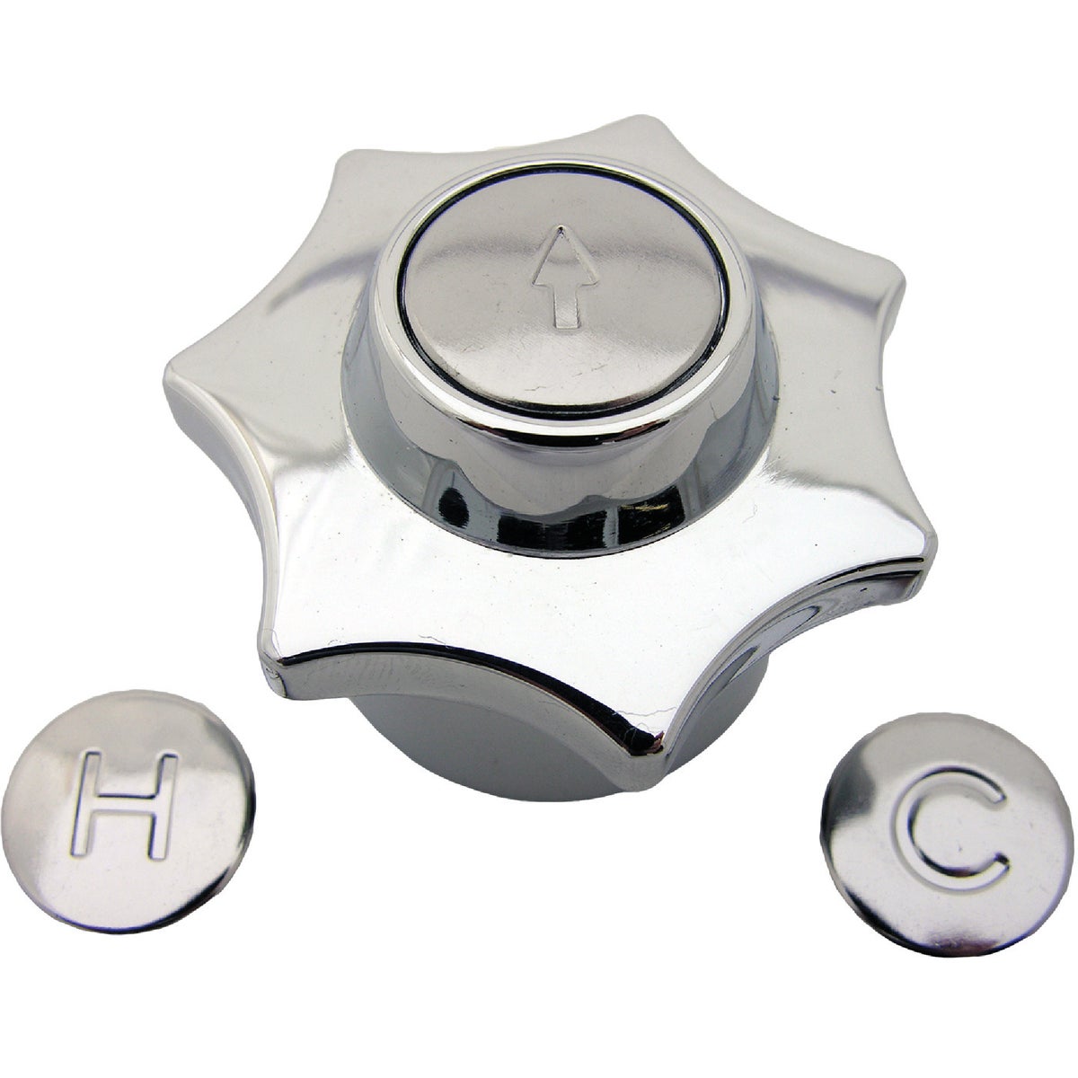 Lasco American Standard Heritage with Hot & Cold Buttons Large Tub & Shower Handle Kit