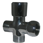 Lasco 1/2 In. Push Pull Dual Flow Brass Shower Diverter Image 1