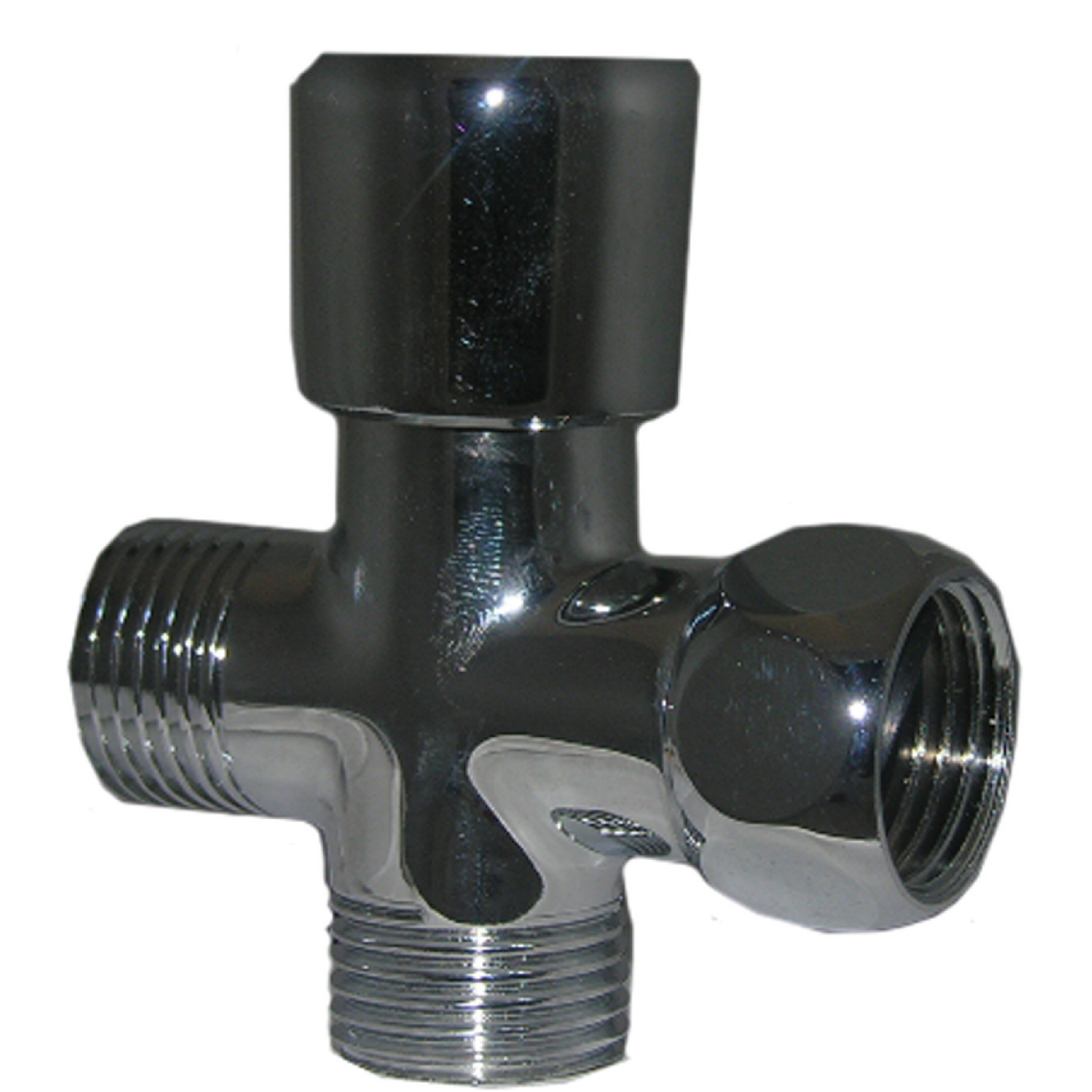 Lasco 1/2 In. Push Pull Dual Flow Brass Shower Diverter Image 1