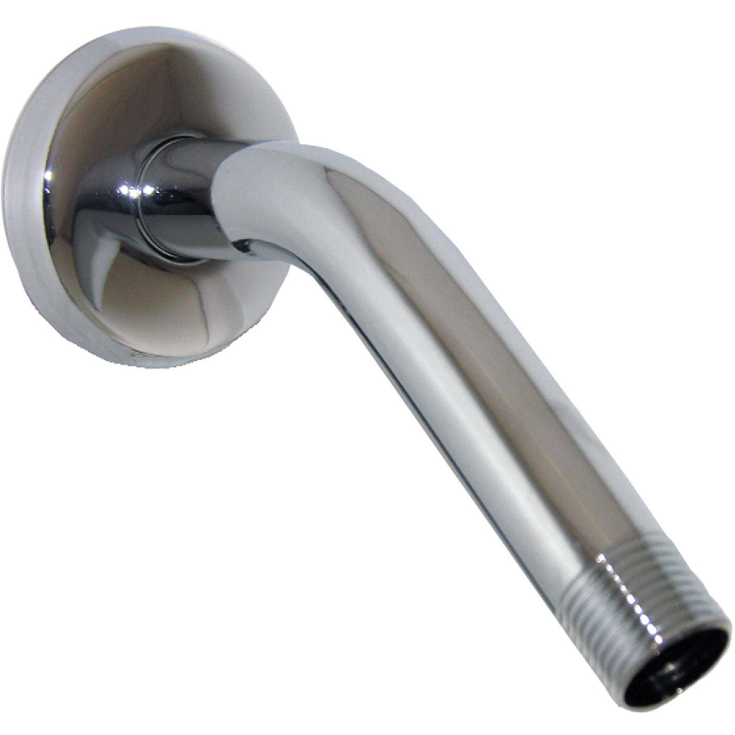 Lasco 6 In. Chrome Shower Arm and Flange Image 1