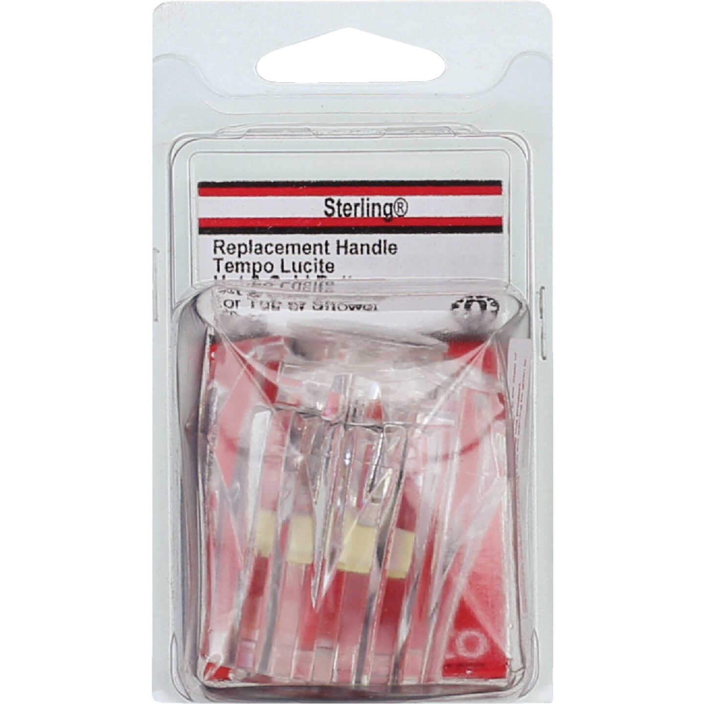 Lasco Sterling Hot & Cold Clear Tub & Shower Handle Kit Image 2