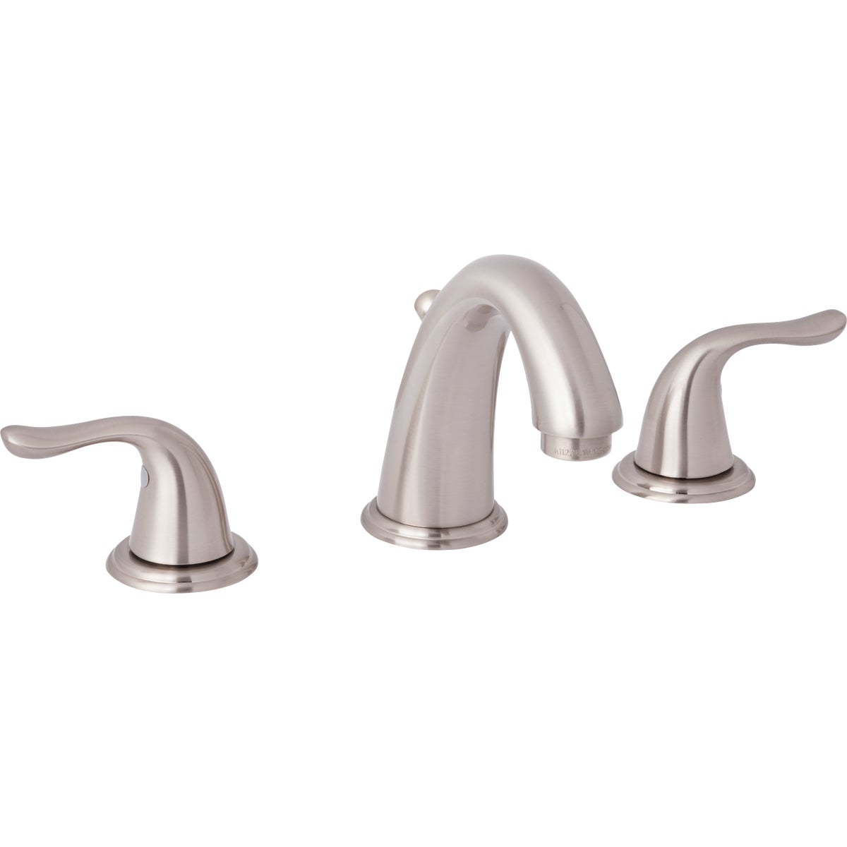 Home Impressions Brushed Nickel 2-Handle Lever 6 In. to 12 In. Widespread Bathroom Faucet with Pop-Up Image 1