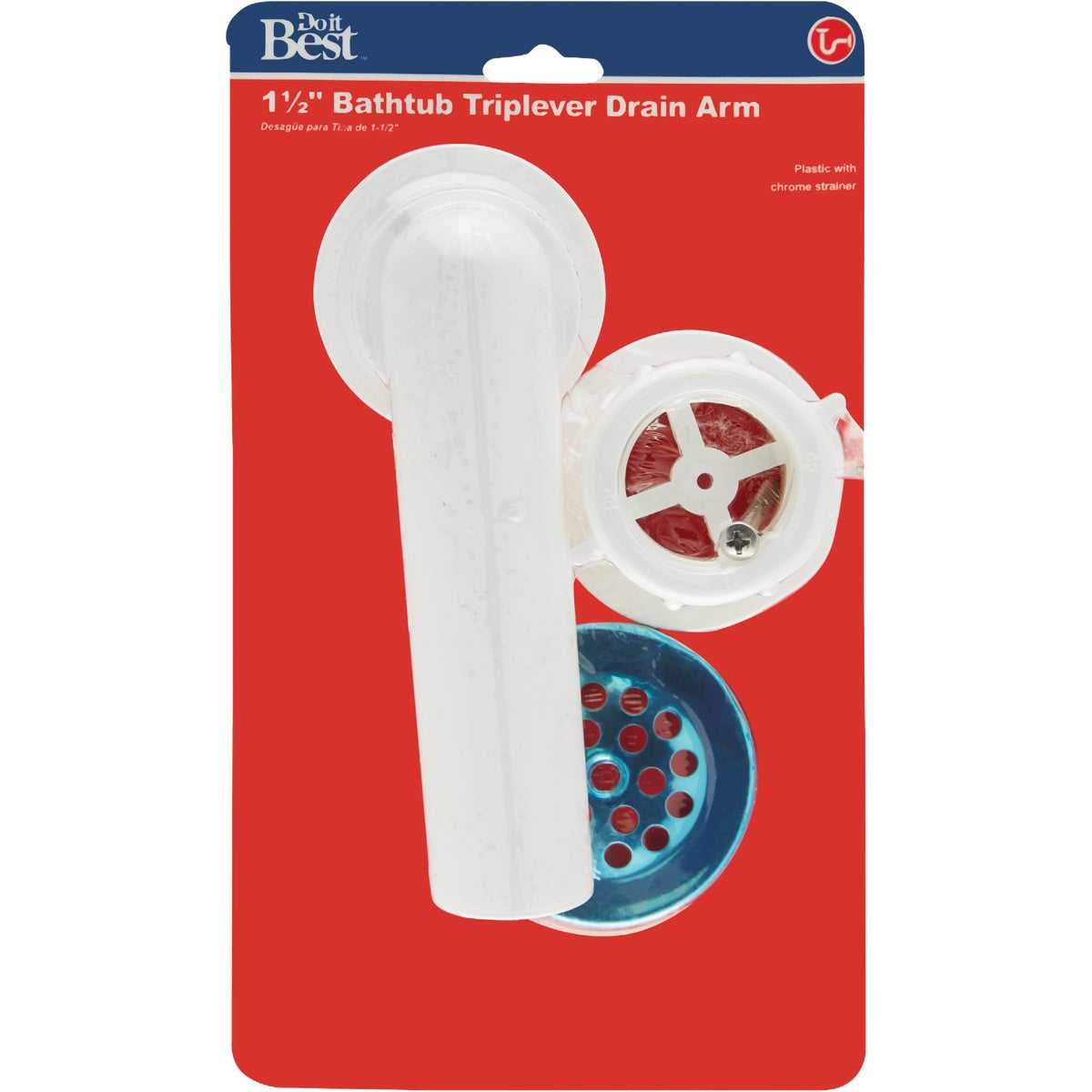 Do it Best 1-1/2 In. PVC Overflow and Waste Shoe Image 2