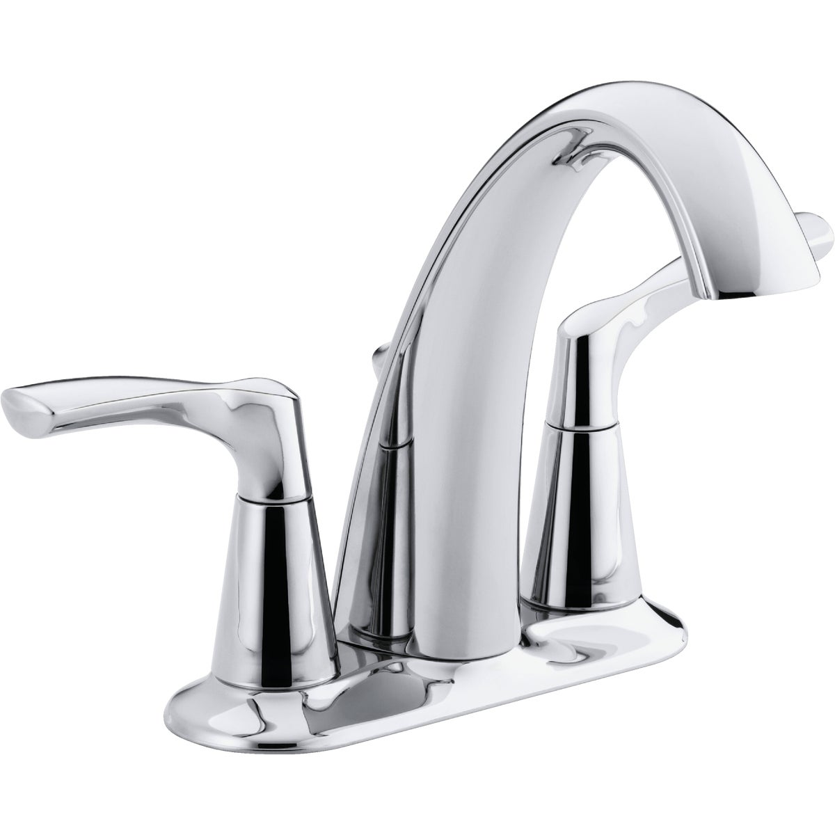 Kohler Mistos Chrome 2-Handle Lever 4 In. Centerset Bathroom Faucet with Pop-Up Image 1
