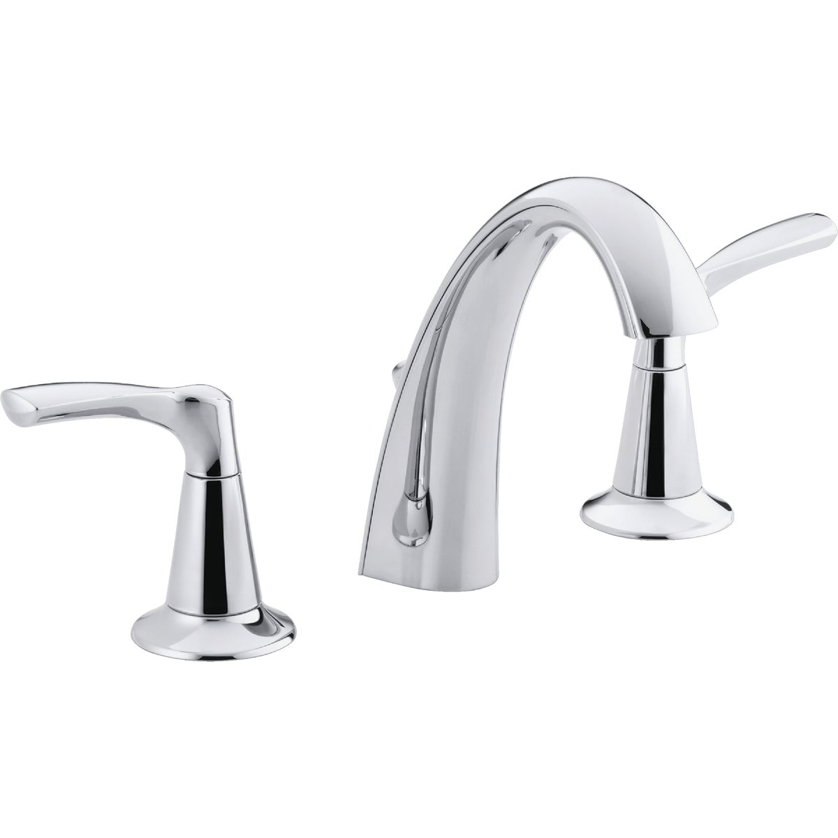 Kohler Mistos Chrome 2-Handle Lever 8 In. Widespread Bathroom Faucet with Pop-Up Image 1