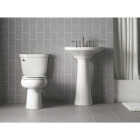 Kohler Mistos Brushed Nickel 2-Handle Lever 8 In. Widespread Bathroom Faucet with Pop-Up Image 2