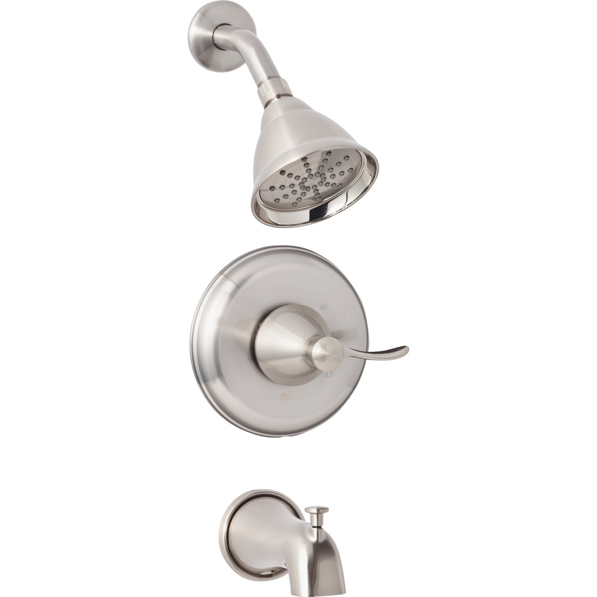 Home Impressions Brushed Nickel Traditional Single-Handle Lever Tub & Shower Faucet Image 1