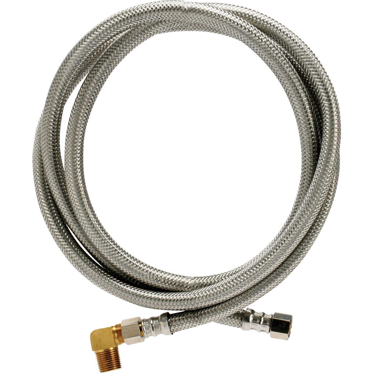 Fluidmaster 3/8 In. x 3/8 In. x 72 In. L Stainless Steel Dishwasher Connector Image 5