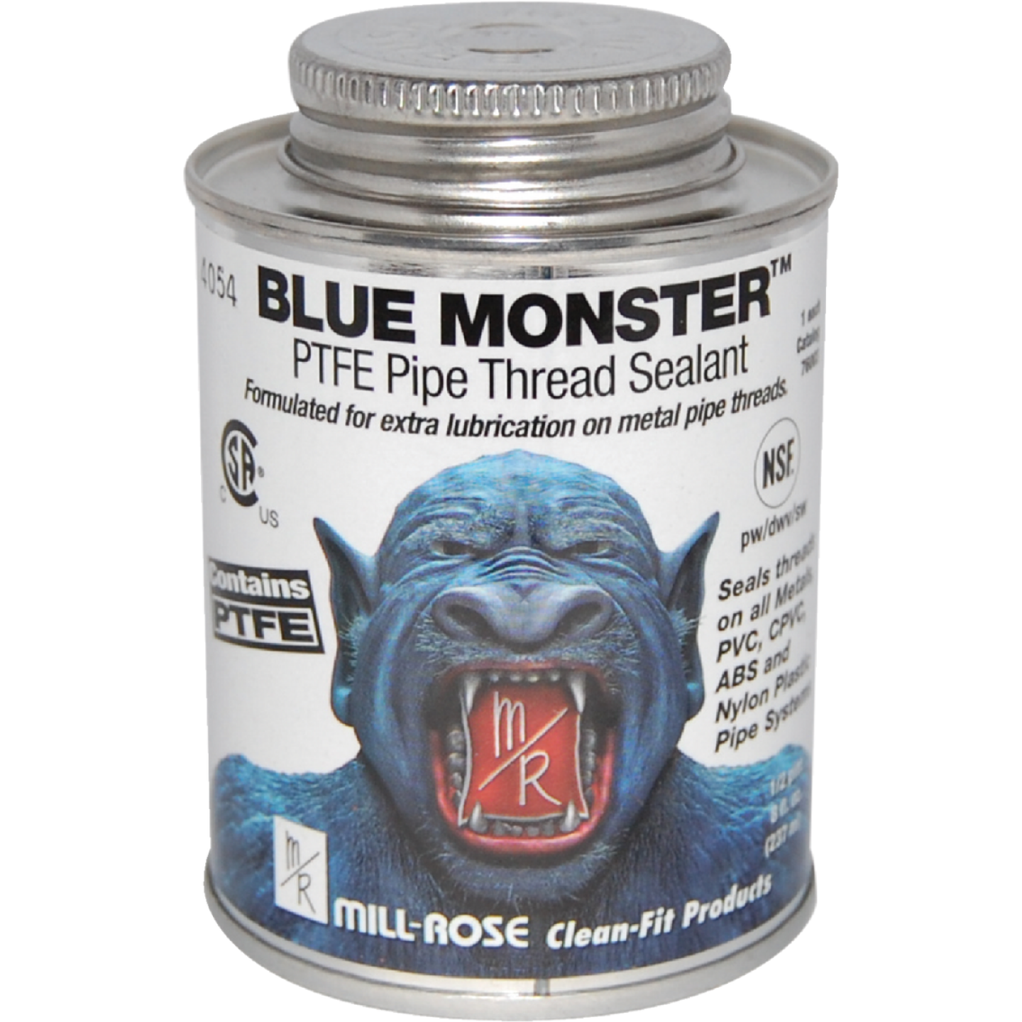 BLUE MONSTER 4 Fl. Oz. White Industrial Grade PTFE Thread Sealant Image 1