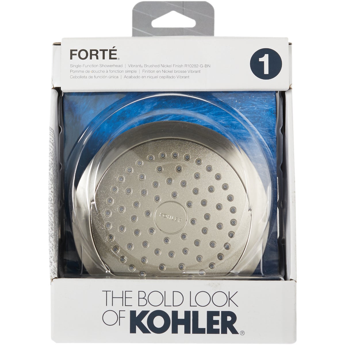 Kohler Forte 1-Spray 1.75 GPM Fixed Shower Head, Brushed Nickel Image 2