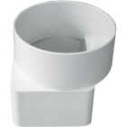 IPEX 3 In. x 4 In. Downspout to 4 In. PVC Pipe Offset Adapter Image 1