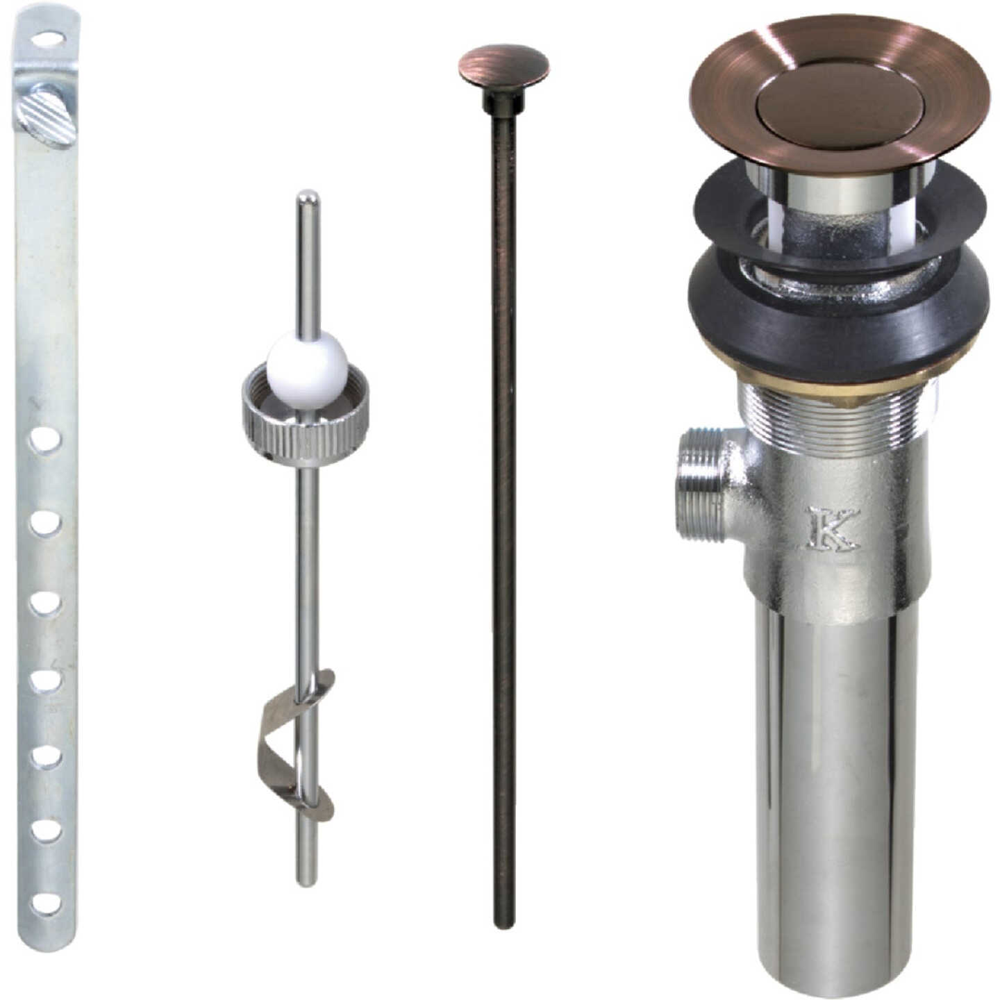 Plumb Pak Stylewise 1-1/4 In. Venetian Bronze Brass Pop-Up Assembly Image 1