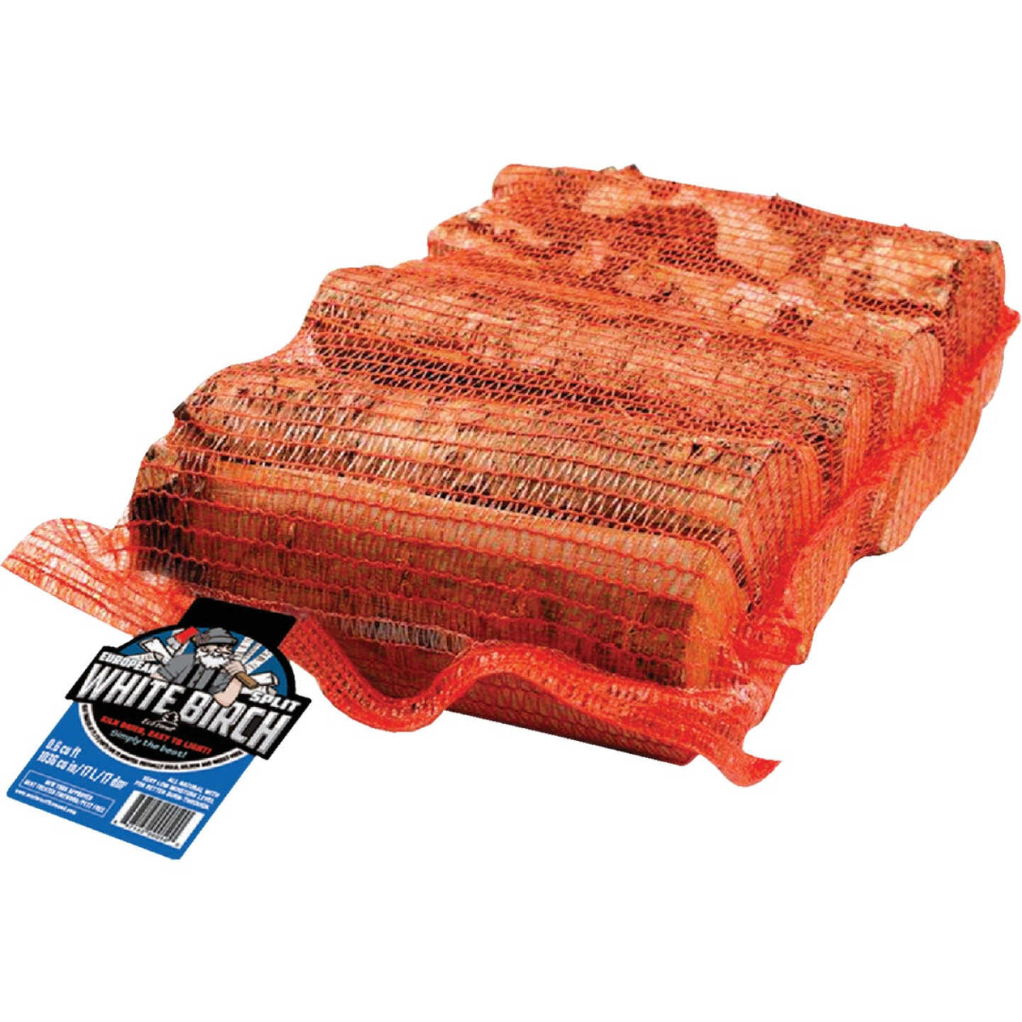 European Split White Birch Firewood, 0.6 cu ft Image 1