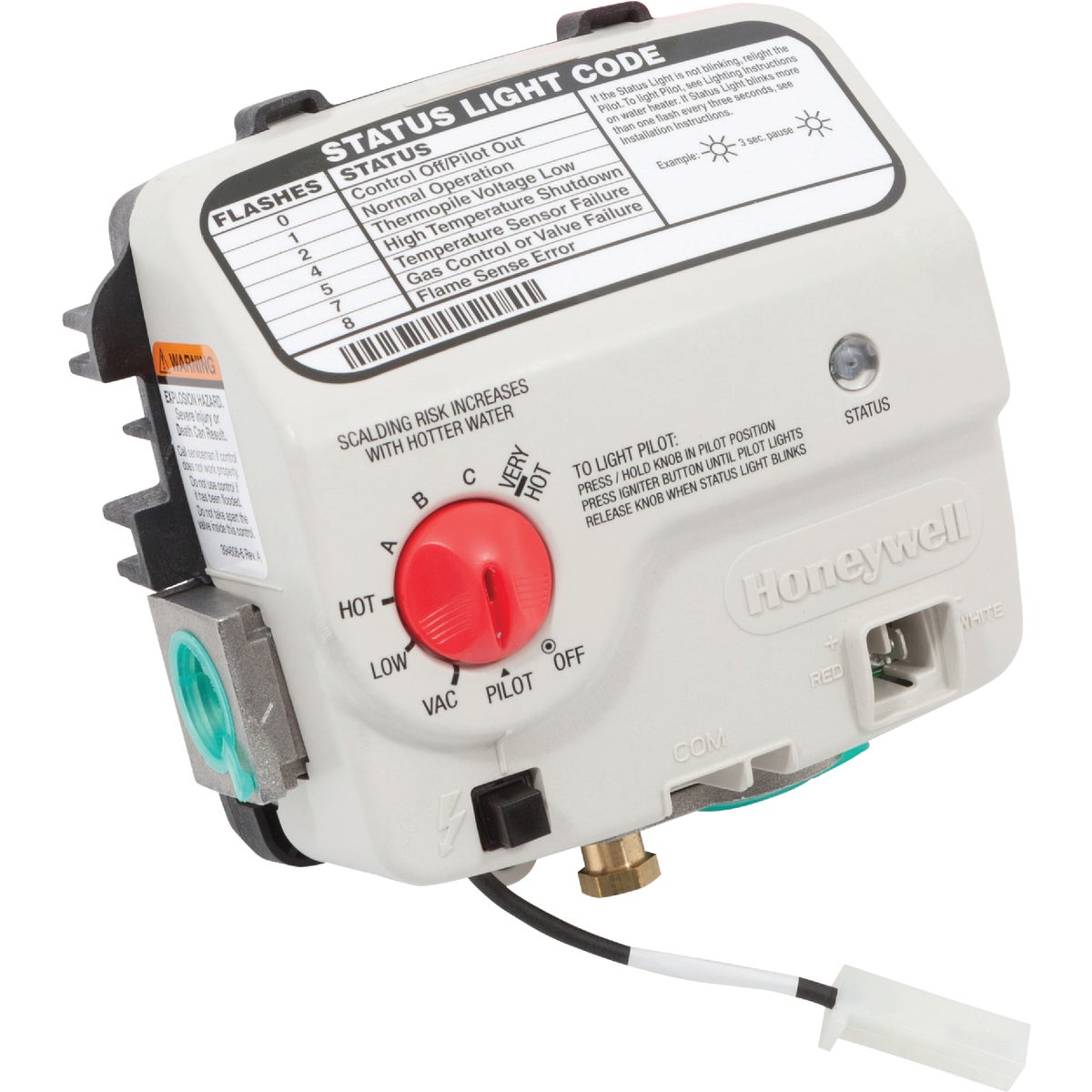 Reliance 401 Series 2 In. Shank Resideo Electronic Liquid Propane (LP) Gas Control Valve And Thermostat Image 1