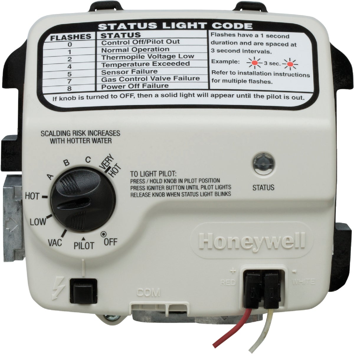 Reliance 400 Series 2 In. Shank Resideo Electronic Natural Gas Control Valve And Thermostat Image 1