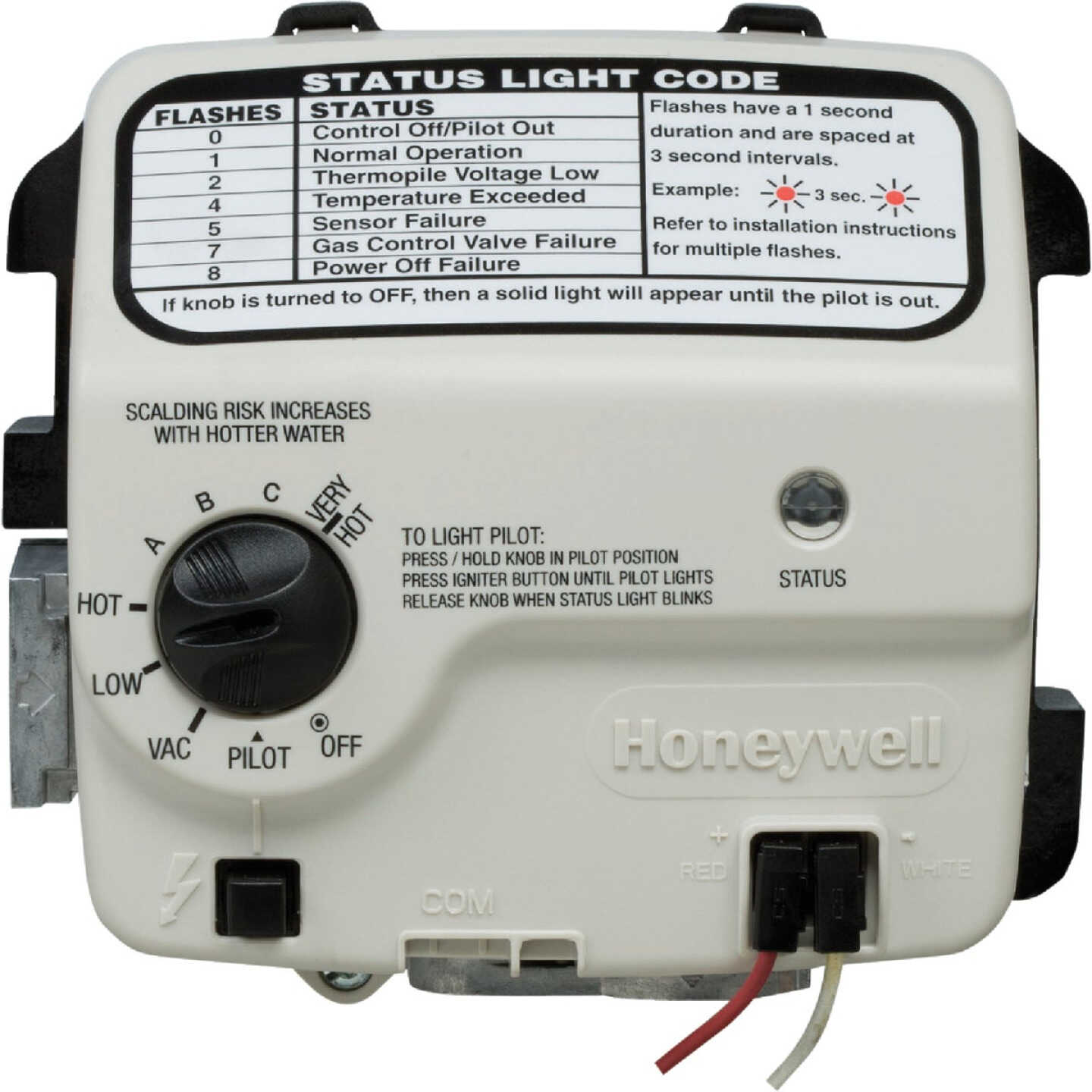 Reliance 400 Series 2 In. Shank Resideo Electronic Natural Gas Control Valve And Thermostat Image 1