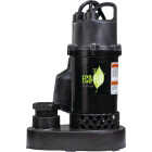 ECO-FLO 1/3 HP Wide Angle Switch Submersible Thermoplastic Sump Pump Image 1